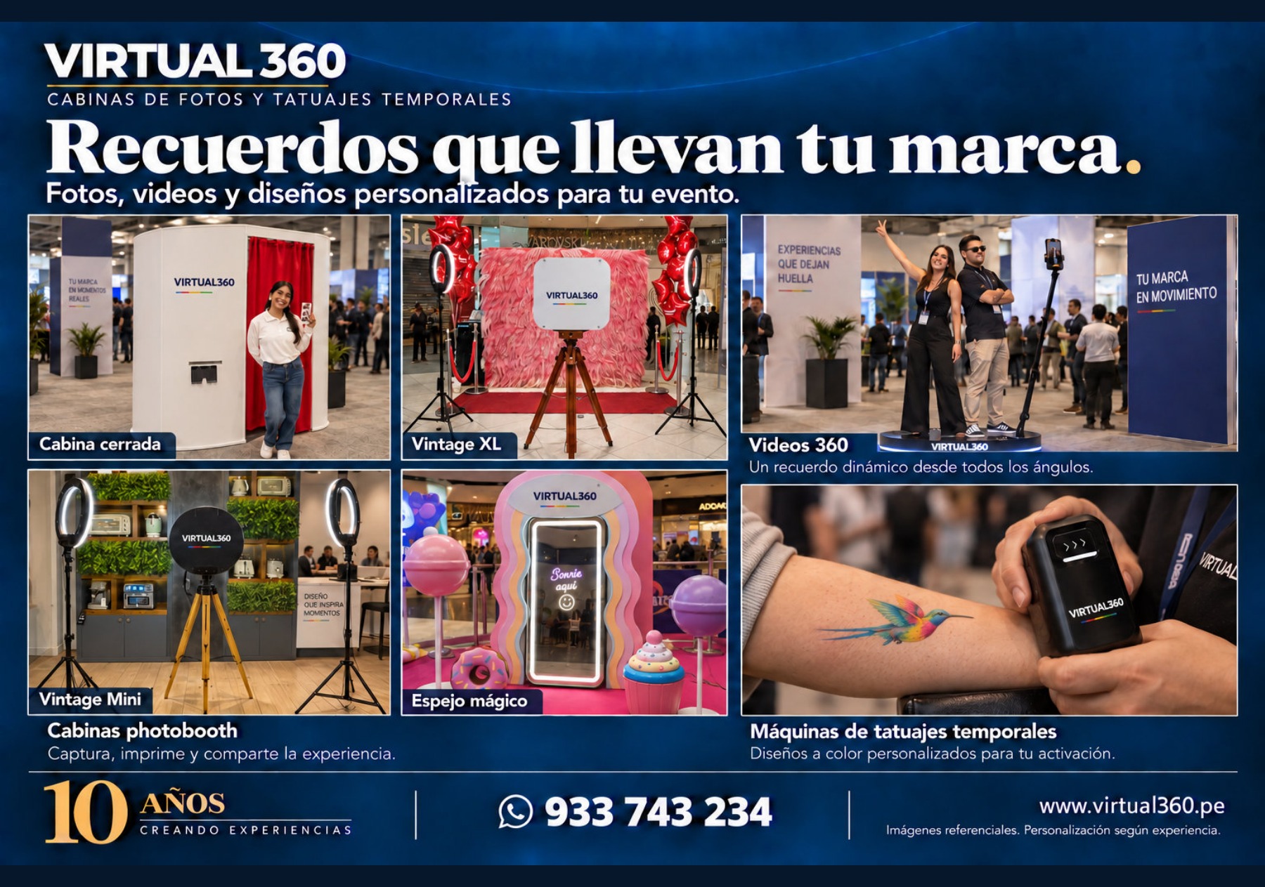 Cabina cerrada. Imagen referencial del catálogo.